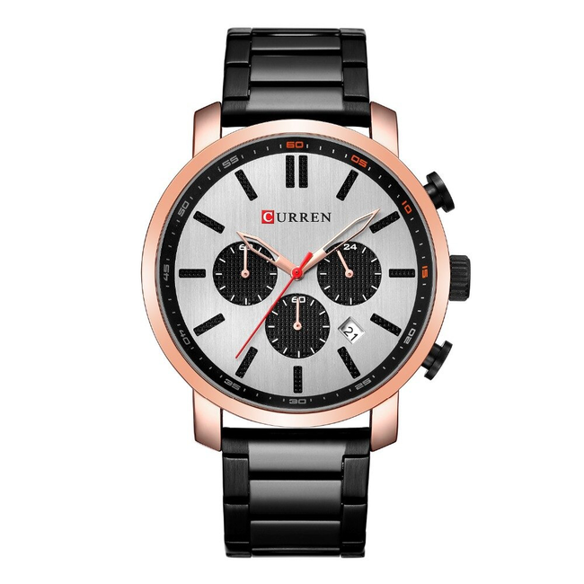 CURREN 8315 Men Quartz Rose Black Men Watch