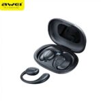 Awei T80 Wireless Bluetooth OWS Air Conduction Earbuds Headset With Mic Earphone