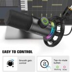 FIFINE K658 RGB USB Dynamic Cardioid Microphone