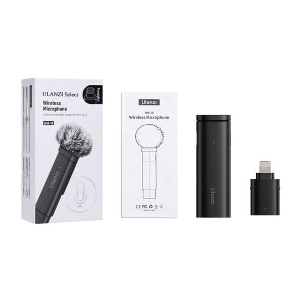 Ulanzi WM-10 Wireless Lavalier Microphone - Image 3