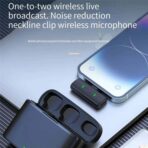 K10 Pro Wireless Lavalier Microphone