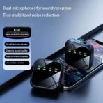 K50 Multi-Device Wireless Lavalier Microphone a phone and electronic devices a collage of a phone charging device a group of electronic devices on a table a pair of black and silver electronic devices