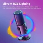 Ulanzi YV005 RGB Noise Cancelling Condenser Microphone