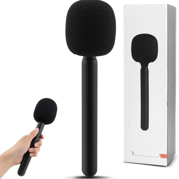 Interview Microphone Handle – Convert Your Lavalier Mic into a Handheld Mic
