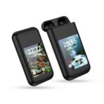 Carrying Treasure TF20 Portable Earbuds & Power Bank with Multimedia Touch Screen