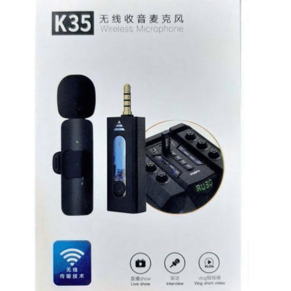 K35 Dual Wireless Microphone