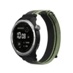 Haylou Solar Neo 1.53" Bluetooth Calling Smart Watch (Silicone+Woven) Strap - Black