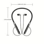 Uiisii BN20 Dual Driver Bluetooth Neckband Earphone - Image 4