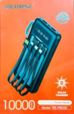 RECRSI RE-PB030 10000mAh Solar Power Bank - Image 2