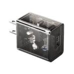 Awei C11T Fast Charging Type‑C Transparent Adapter with 1M Cable - Image 3