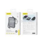 FONENG PX116 20000mAh Mini 22.5W Power Bank with 2 Built-in Cables - Dark Gray - Image 2