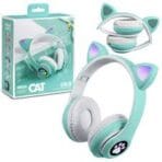 STN-28 Wireless Cat Ear Headset – Bluetooth Headphones with LED Light - Image 2