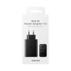 Samsung 65W PD Super Fast Power Adapter Trio (USB-C2 & USB-A1) - Black (Model: EP-T6530) - Image 4