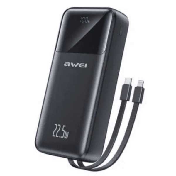 Awei P106K 10000mAh Fast Charging Power Bank with LED Display