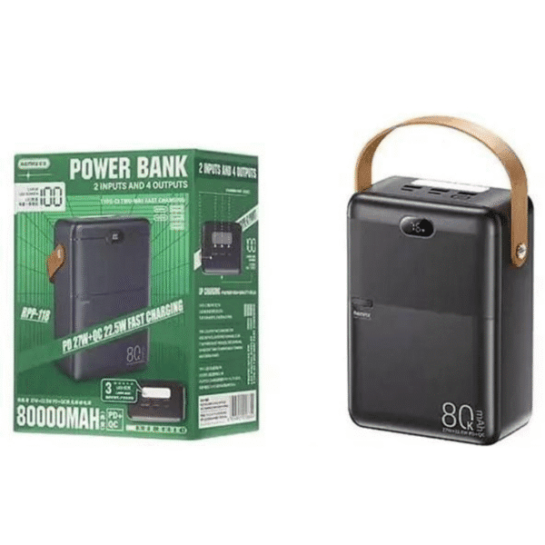 Remax RPP-118 80000mAh PD+QC Fast Charging Power Bank (Packaging)