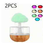 Cloud Rain Humidifier – LED Night Light Aroma Diffuser