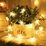 Star-Shaped LED String Lights