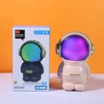 X-808 Astronaut Wireless Bluetooth Speaker – 6.8W LED Light Portable Music Speaker