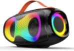 Portable BT Speaker LED AUX TF/USB EQ Outdoor
20W stereo, LED beat-sync, portable, TWS+TF/USB/AUX, BT5.0, 12-15hr